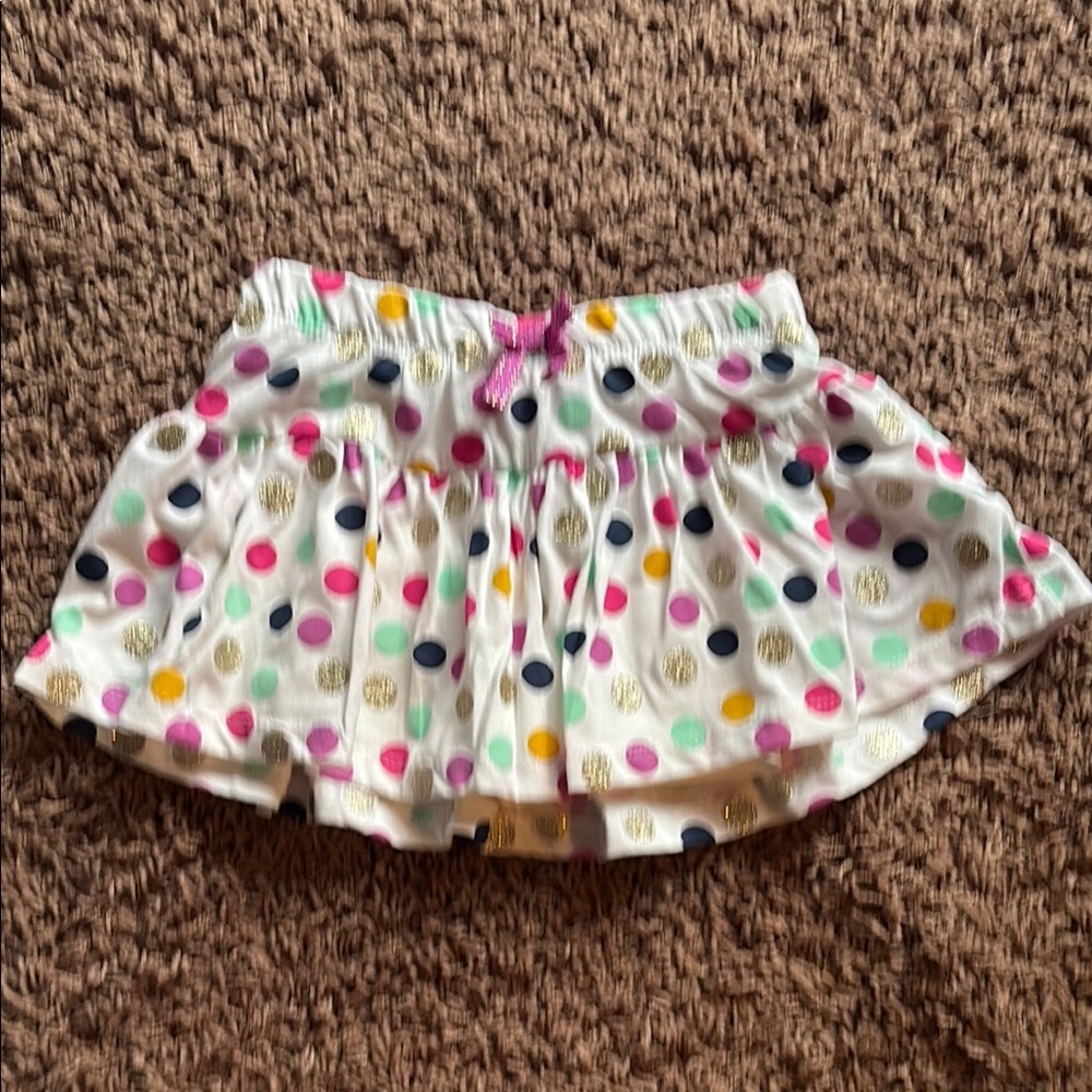 Colorful Polka Dot Skirt